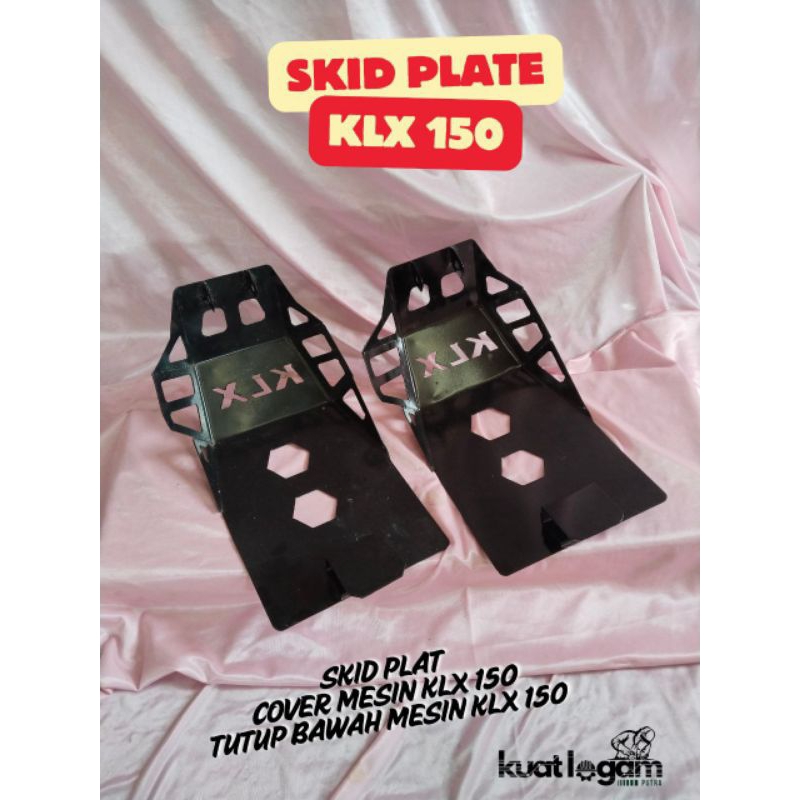 Skid Plate Klx 150 Cover Engine Guard Tutup Pelindung Bawah mesin Klx 150 Dt 150