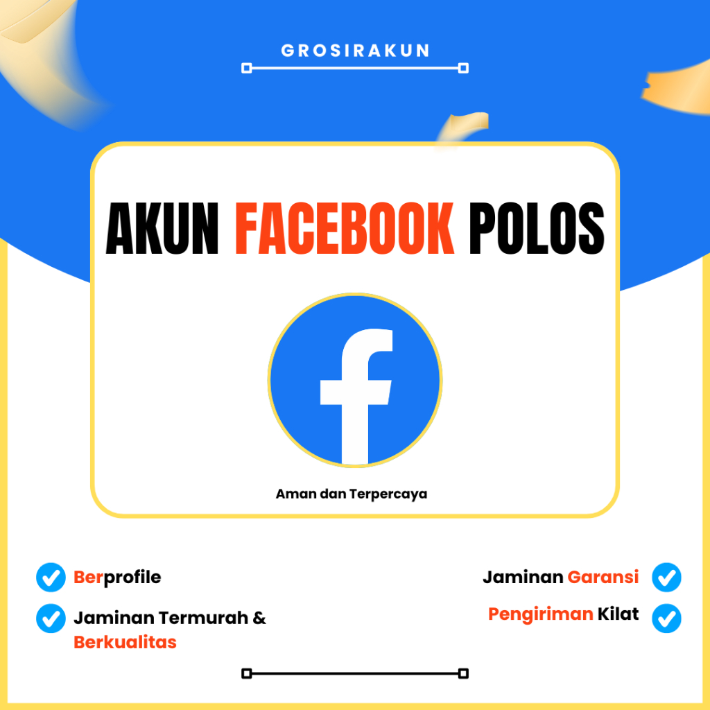 Akun fb Polos Kuat & Bergaransi | Akun Facebook lama | Akun Facebook Spam | Akun Facebok 2fa Aktif