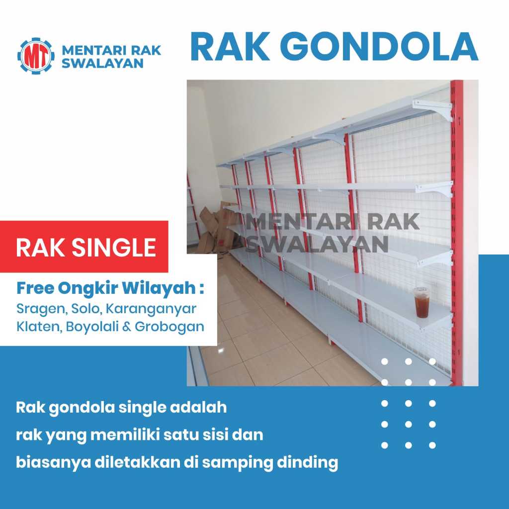 Rak Gondola Minimarket Untuk Toko/Minimarket Termurah
