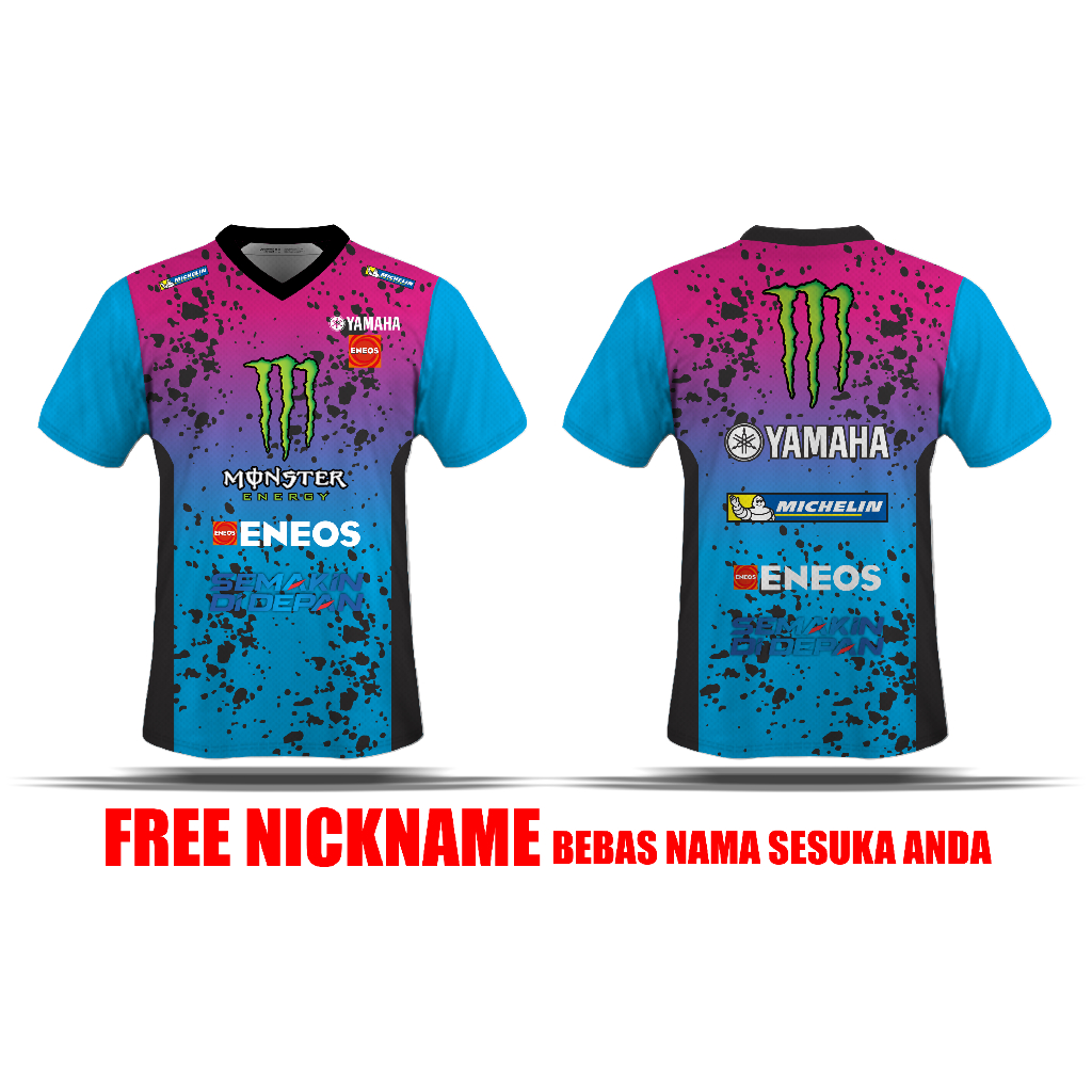 Kaos Jersey Racing Dryfit Milano Full Printing // Bahan Dryfit Milano Full Printing