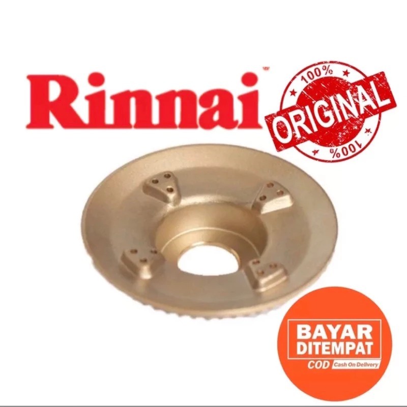 Burner Kuningan Kompor Gas Rinnai / Burner Kompor Gas Rinnai original RI 522 C RI 522 Z RI 522 E
