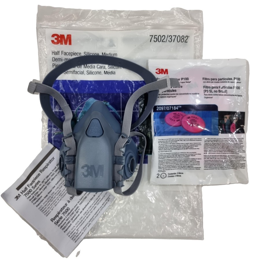 3M 7502 + 2097-P100 Particulate Filter
