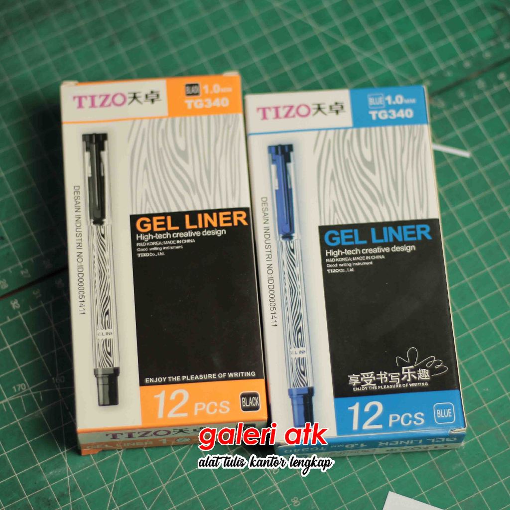 

PULPEN TANDA TANGAN TIZO 1,0 | GEL LINER | PULPEN MATA BESAR | TIZO