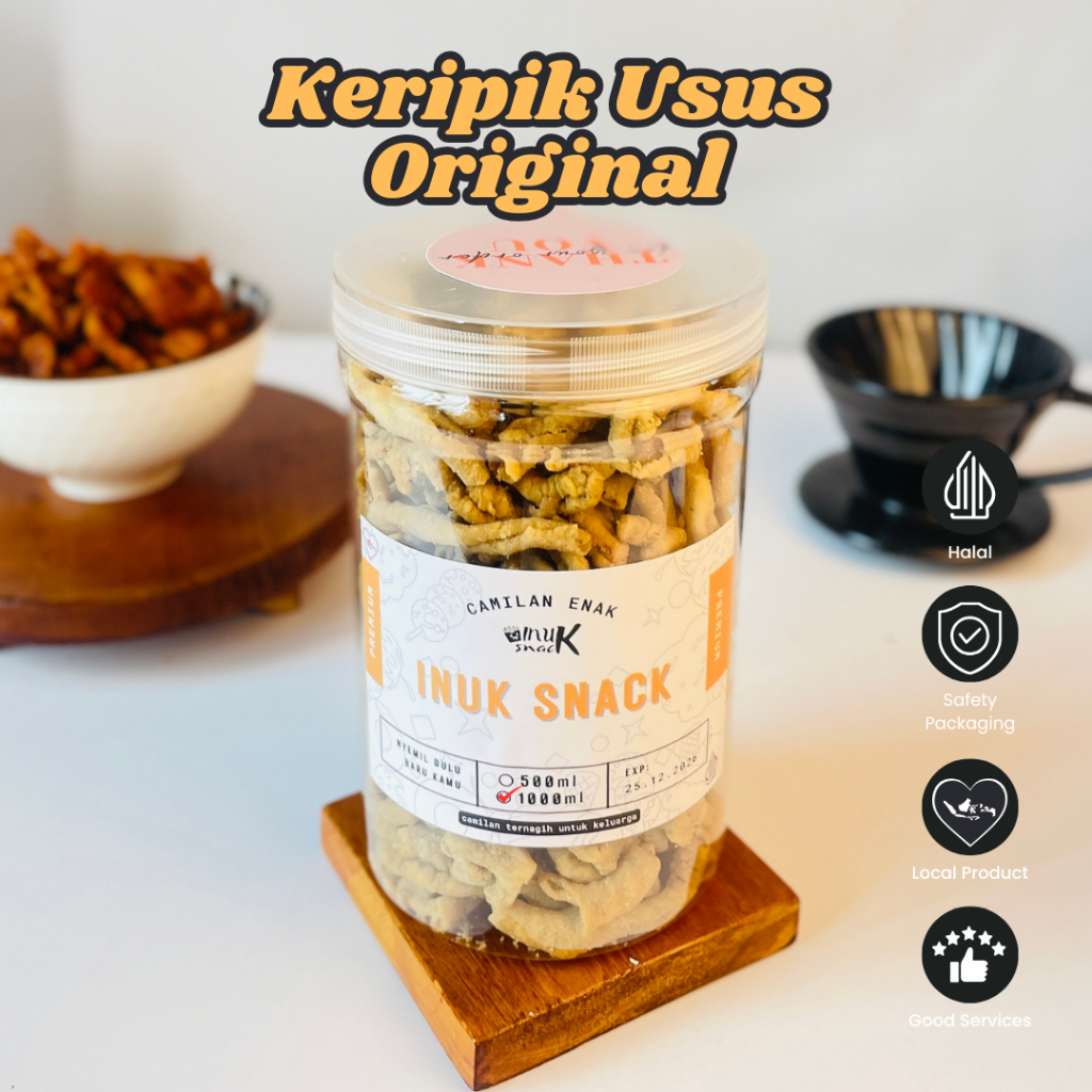 

Keripik Usus Original Crispy | Inuk snack