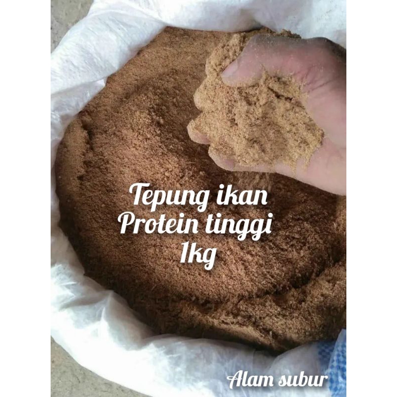 TEPUNG IKAN/TEPUNG IKAN PROTEIN TINGGI.tepung ikan 1kg/tepung ikan protein tinggi 1kg.