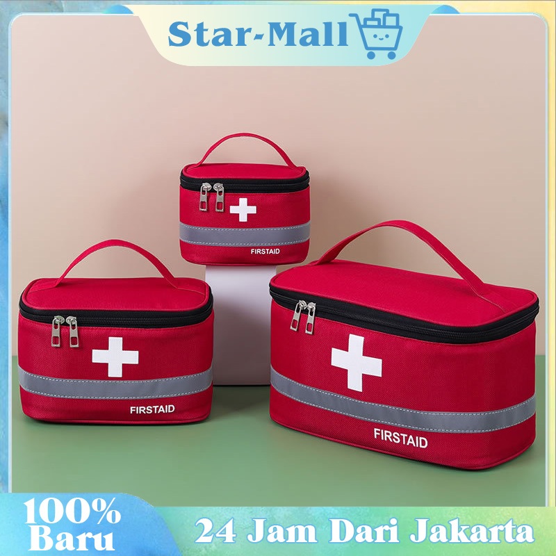 Tas P3k Medis Portable Rumah Tangga Tas Emergency Kit Tas Medis First Aid Kit Multifungsi