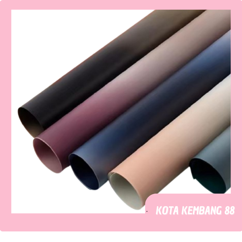 

20 LEMBAR Kertas Buket Gradient Double Line Flower Wrapping Paper Gradasi Color KB116