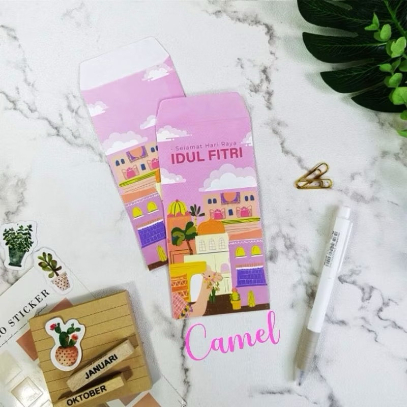 

(Isi 20pcs) Terbaru amplop panjang amplop thr design keren