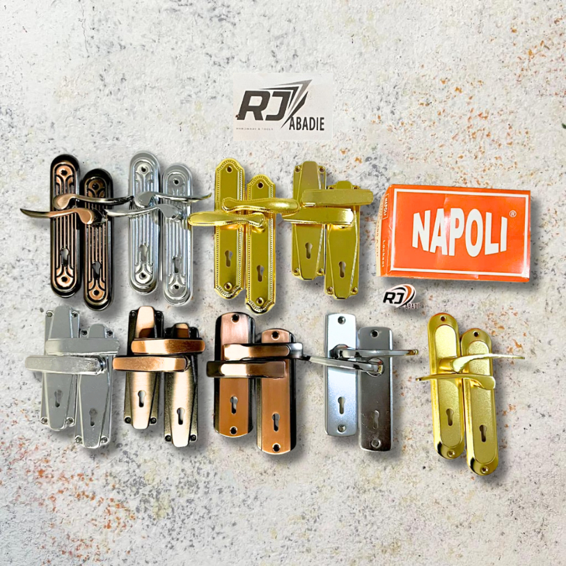 Handle Gagang Kunci Pintu Kecil Model Lama Mortise Door Locks Set NAPOLI TOP