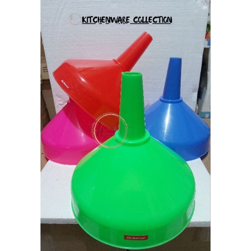 Corong Plastik Diansari Ukuran 30 cm || Corong Besar untuk Minyak / Air / Bensin