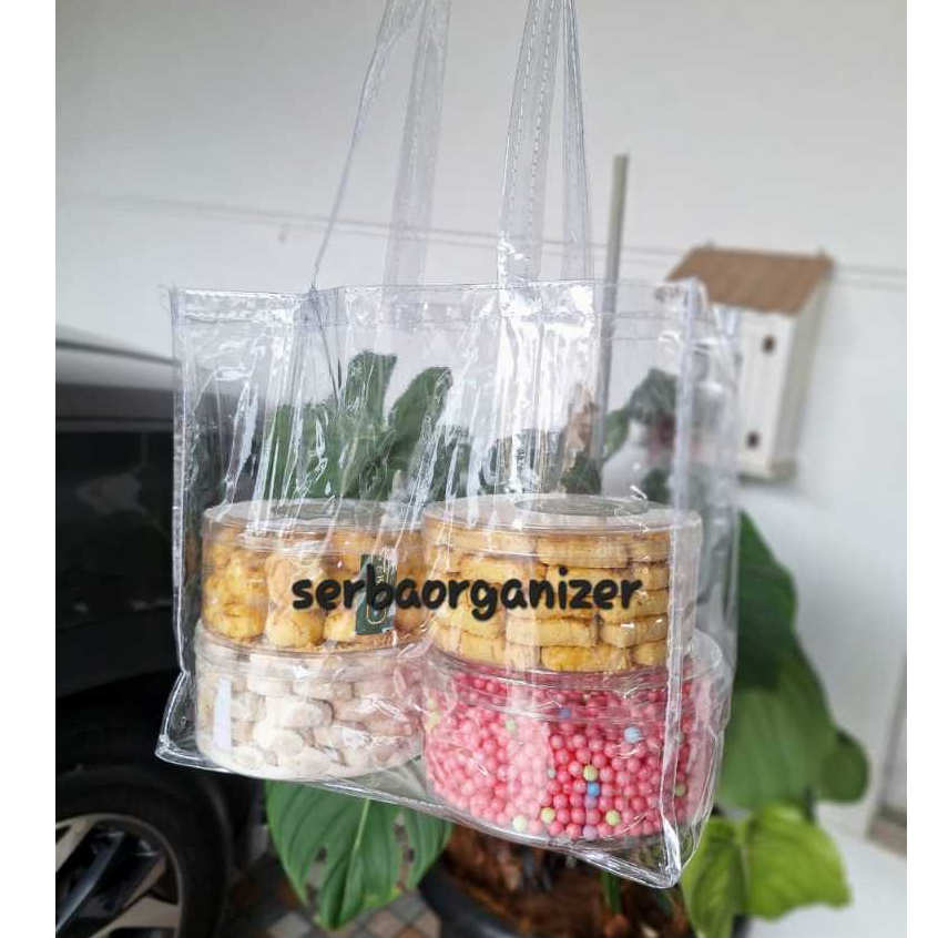 

30X10X25 Goodie bag transparan tas plastik souvernir pernikahan tas belanja , tas pvc , tas plastik