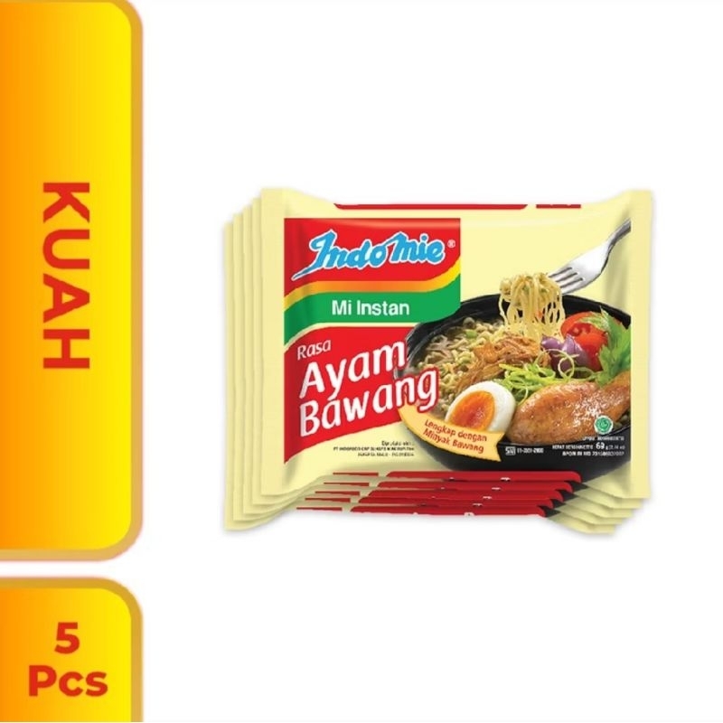 

Indomie Kuah Rasa Ayam Bawang - 5 Pcs