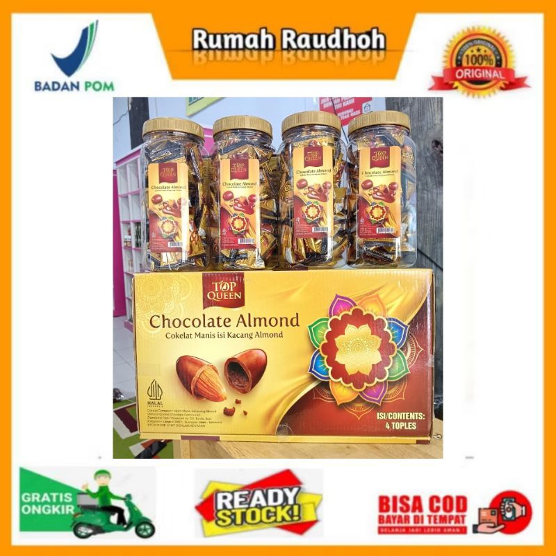 

COKLAT ALMOND TOP QUEEN - CEMILAN SEHAT OLEH OLEH HAJI UMROH