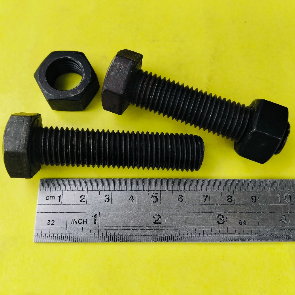 BAUT BAJA HTB 8.8 M16 X 70 FULL DRAT / BAUT 24 KUNCI 24 / BAUD FULL DRAT 24 / BAUT BAJA M16 X 70 HIT