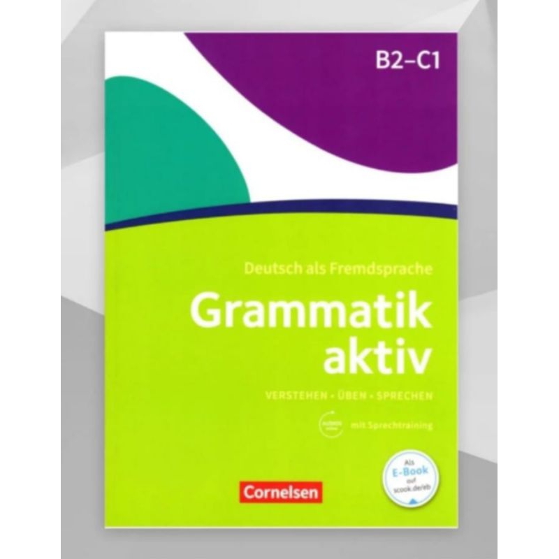 buku deutsch als fremdsprache grammatik aktiv B2-C1 full warna