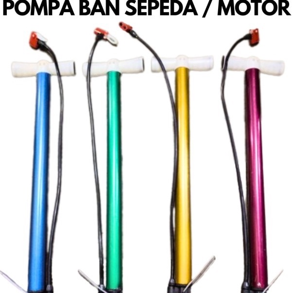 Hemat POMPA BAN SEPEDA AP MOTOR POMPA ANGIN MANUAL PANJANG