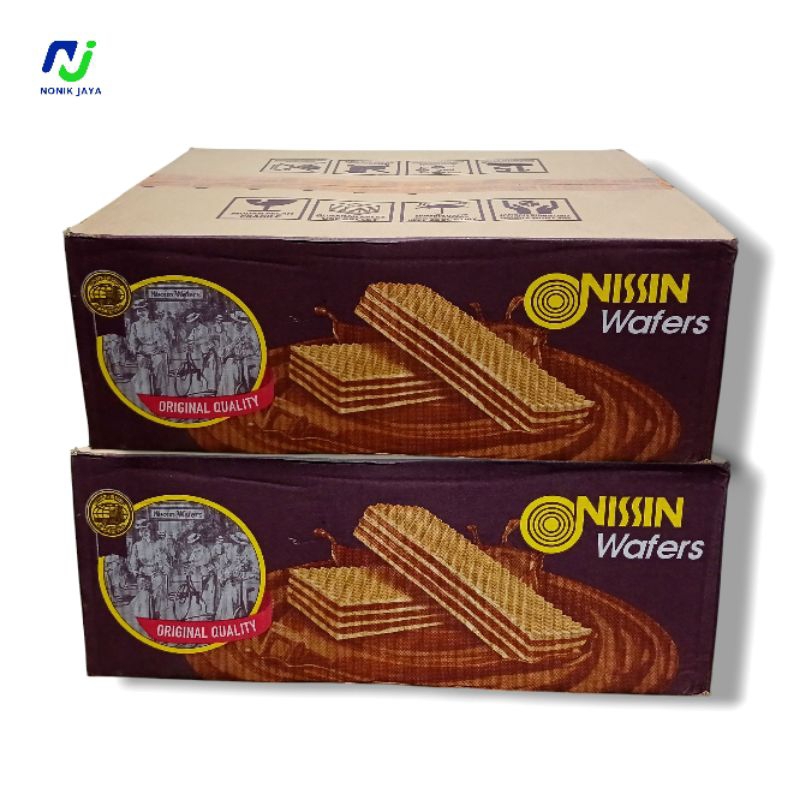 

( READY STOK ) Nisain Wafers Cokelat Kaleng 1 Dus Isi 6 Kaleng@570g