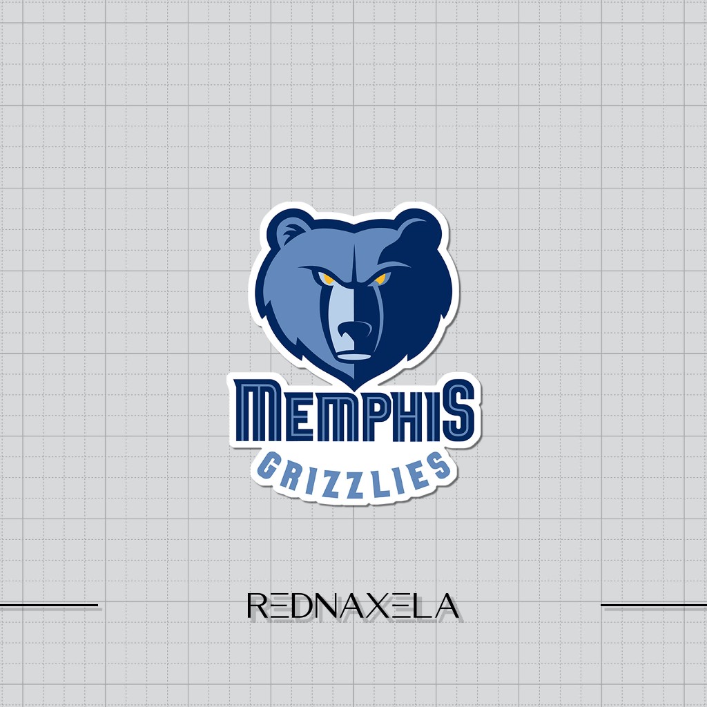 

Stiker Vinyl Memphis Grizzlies NBA Stiker Koper Outdoor Stiker Laptop Waterproof Sticker