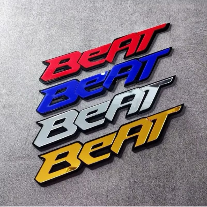 JUAL EMBLEM BEAT EMBLEM MOTOR BEAT TIMBUL LOGO BEAT 3D EMBLEM MOTOR BEAT AKRILIK