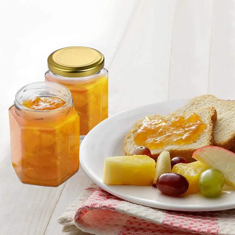 toples jar hexagonal 80ml/ toples selai 80ml / toples madu 80ml/ toples hexagonal 80 ml / toples kac