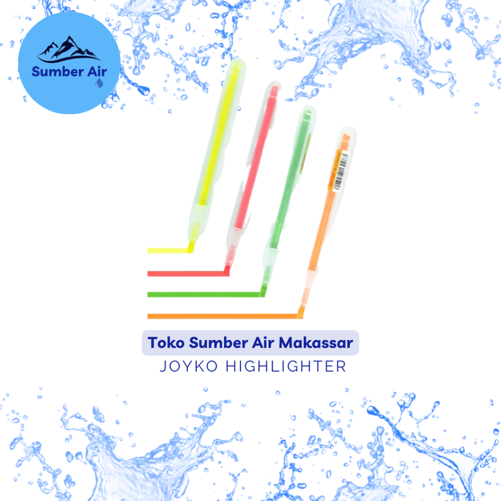 

JOYKO Highlighter Penanda Berwarna Joyko Stabilo HL-73 74 75 76 | Pcs |