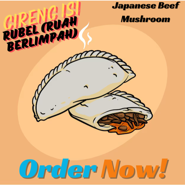 

Cireng Isi Rubel (Ruah Berlimpah) Japanese Beef Mushroom Jumbo