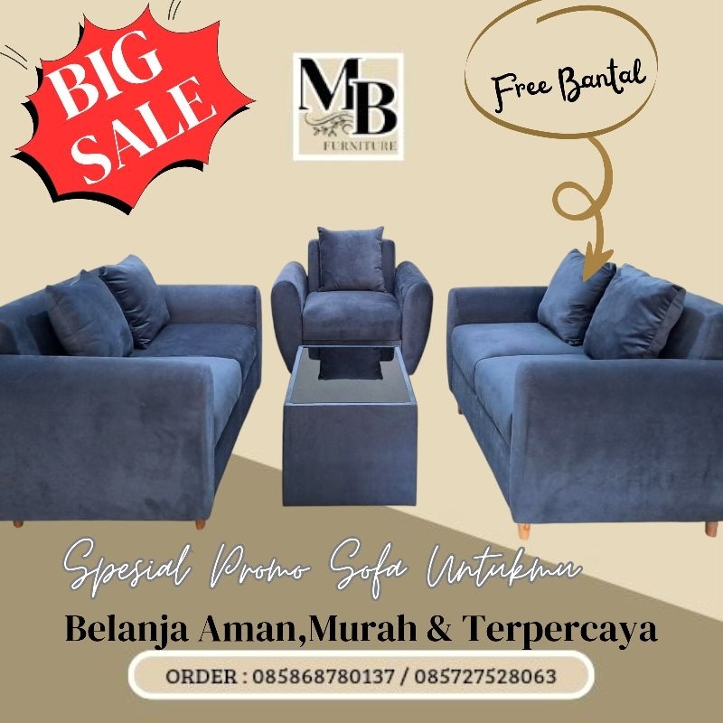 MBFurniture Sofa Retro 221 Minimalis | SOFA RUANG TAMU