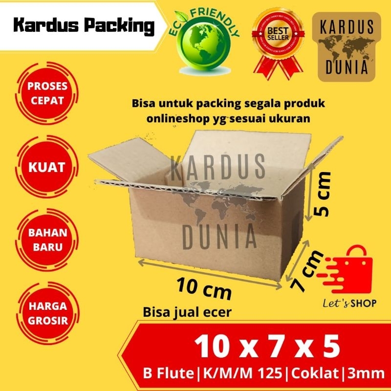 

kardus packing box UK 10x7x5cm