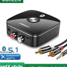 Gratis Ugreen Bluetooth 51 Aux  RCA Adapter Receiver aptX LL 2 Rca  Aux 35mm Wireless