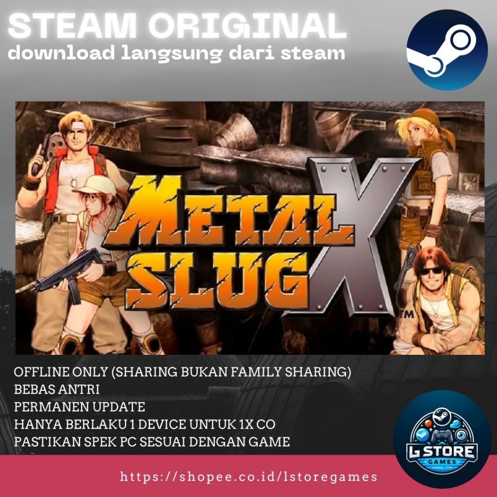 METAL SLUG X PC Sharing Original Offline