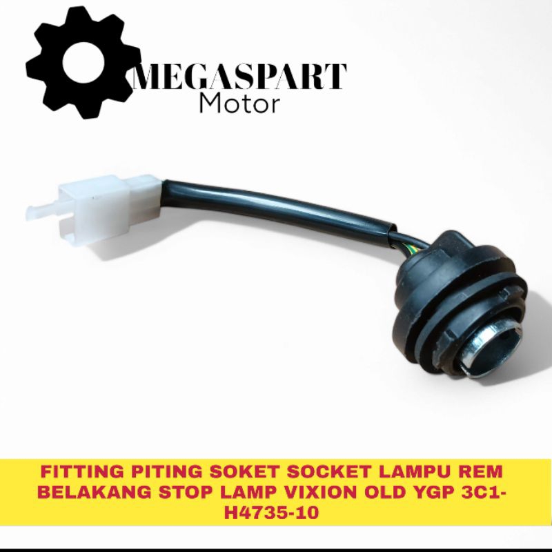 FITTING PITING SOKET SOCKET LAMPU REM BELAKANG STOP LAMP VIXION OLD YGP 3C1-H4735-10