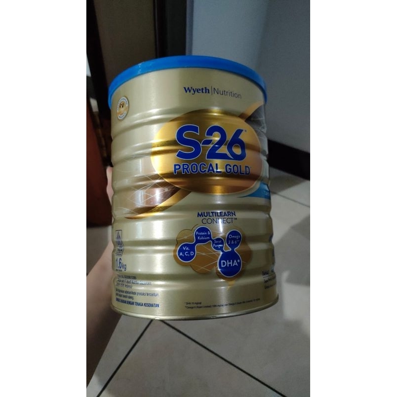 Kaleng susu bekas S26 1.6 kg