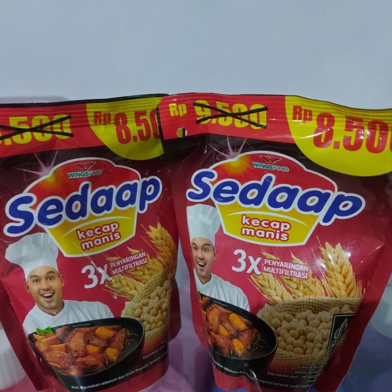 

Kecap Manis Sedaap Sedap Penyaringan Filtrasi 250gr x 2pcs