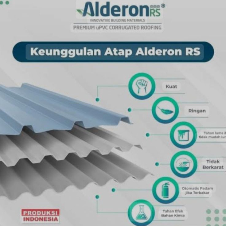 Flash Atap UpVc Alderon single layer