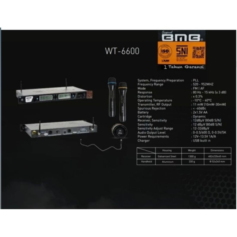 Mic wireless BMB WT 6600
