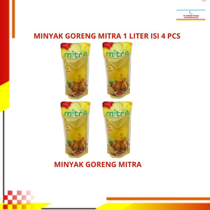 

[PAKET HEMAT ISI 4] Minyak Goreng Mitra 4 Liter Pouch PROMO MURAH/ Mitra Minyak Goreng 4 Liter Pouch PROMO MURAH