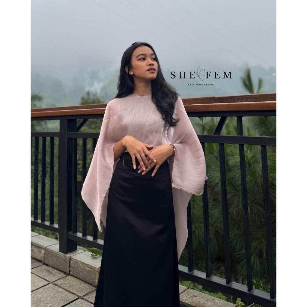 XAVIERA - one set dress inner dan outer wanita | dress wanita lebaran