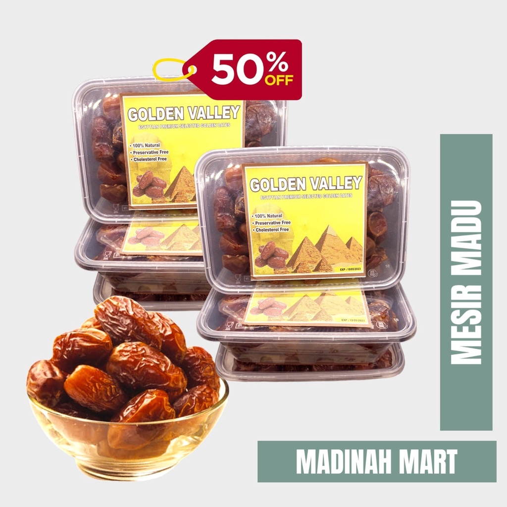

Kurma Mesir Madu Golden Valley Premium 500gr