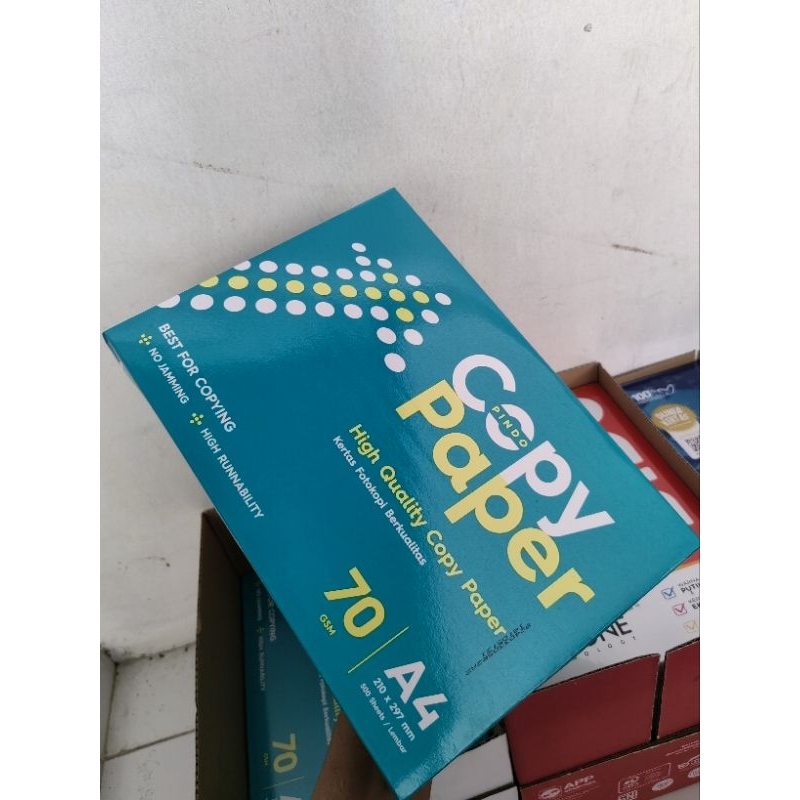 

kertas hvs fotocopy print murah copy paper A4 70gsm 210x297mm isi 500lembar