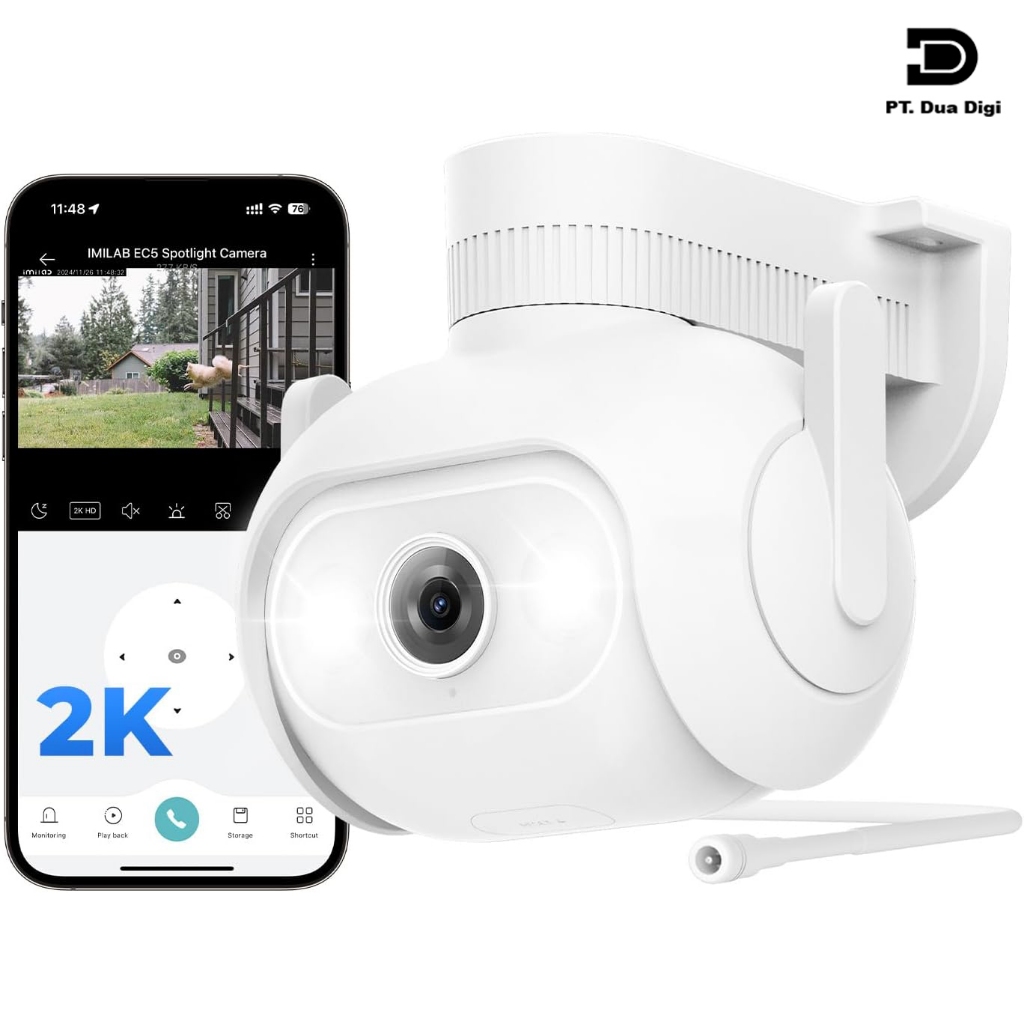 IMILAB EC5 Camera - 2K Camera, Suitable for Home Security 360° Rotating Monitoring