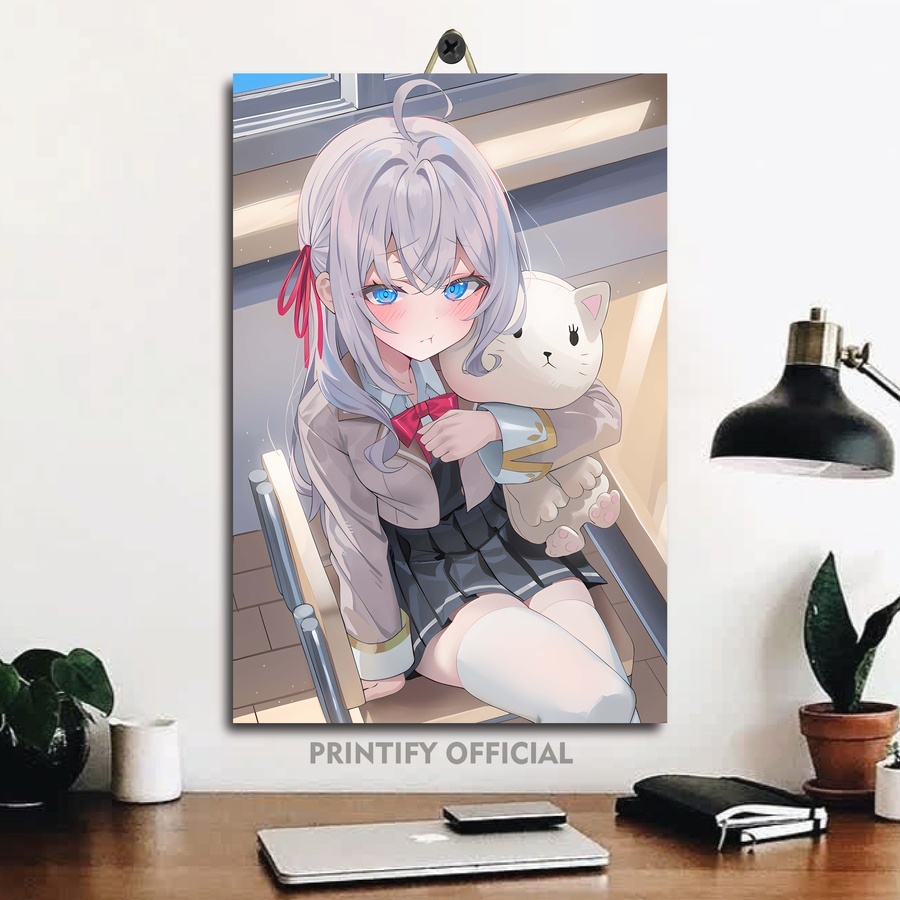 Poster Waifu Maria Mikhailovna Kujou Tokidoki Bosotto | Dekorasi Ruangan Aesthetic |DWO/KKNLT