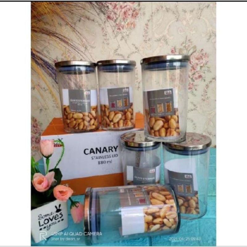 Toples kaca DLX canary B, C