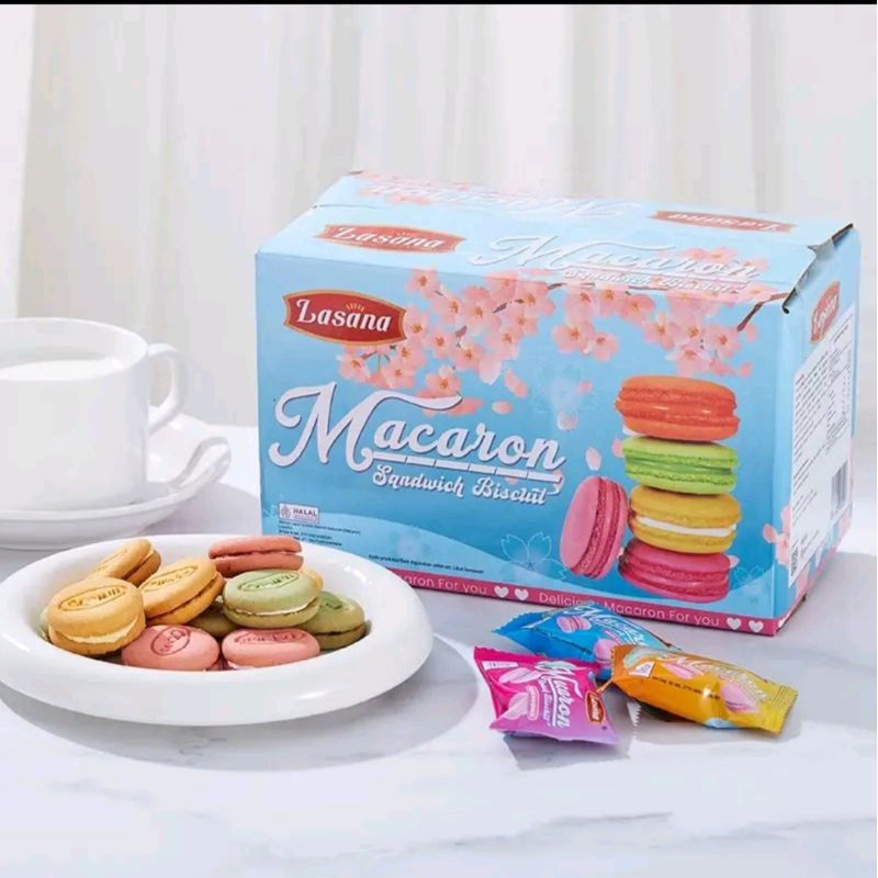 

Sandwich biskuit macaron timba isi 20 pcs/bag/box isi 50