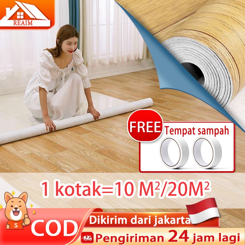 1.8 MM KARPET LANTAI VINYL GULUNGAN TEBAL METERAN REAIM  KARPET LANTAI VINYL GULUNGAN 5M/10M
