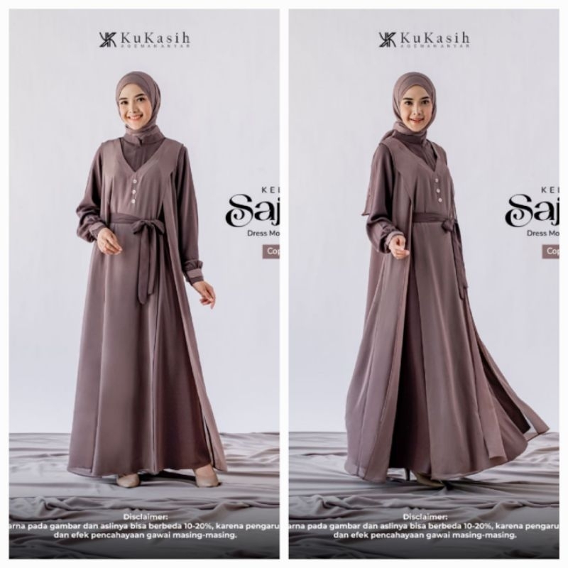 Sajiwa Sarimbit gamis mom copper rose