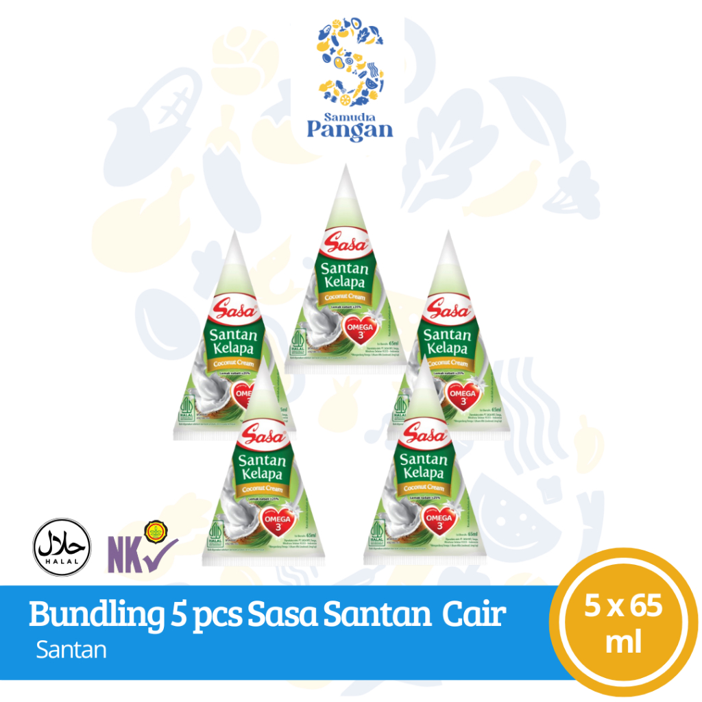 

Promo Bundling 5 Pcs Santan Sasa 65 ml