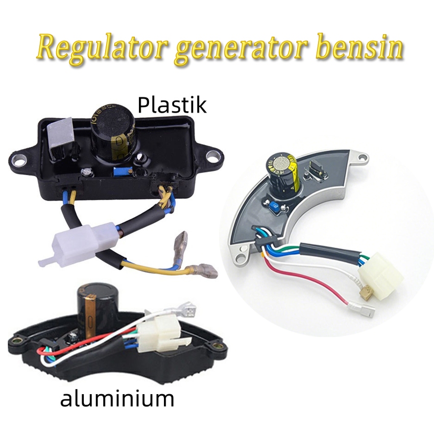 AVR Genset 2000 - 3000 Watt / AVR Genset Oval 5000 - 6500 Watt 1 Phase 6 Kabel