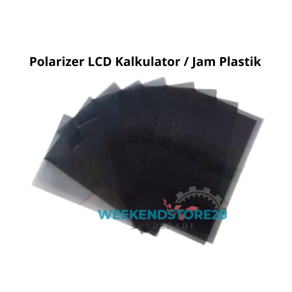 Polarizer Polaris LCD Kalkulator Jam Original