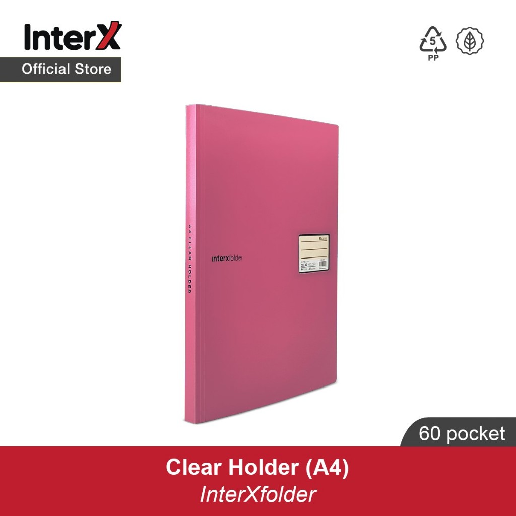 

Interx Clear Holder A4 60 Pocekt Macarons