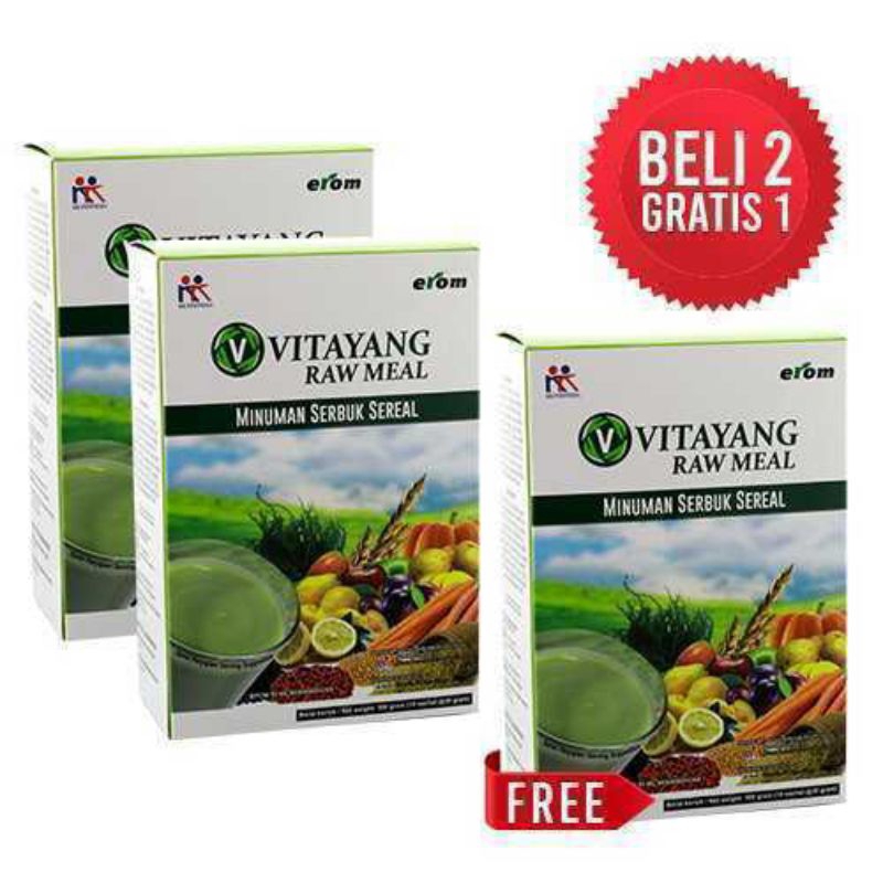 

Promo 3 box Vitayang Rawmeal